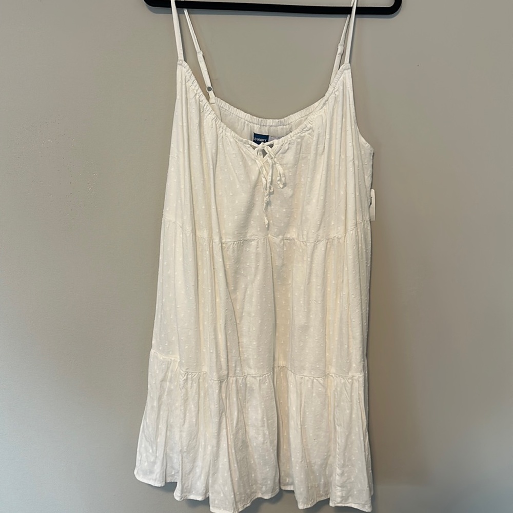 Flowy white dress